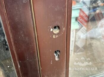 Ремонт євродверей (дерев'яні вхідні двері зі склопакетами)