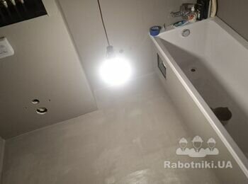 Укладка плитки 60 м2 в квартире. Все уже подготовлено к укладке