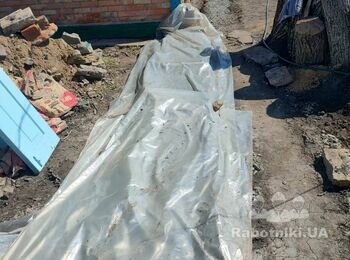 Кладка стін прибудови газоблоком і20 обкласти будинок селікатною цегл