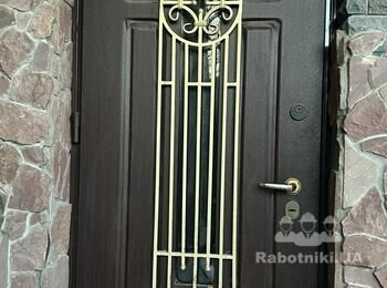 Монтаж МДФ накладок на двері
