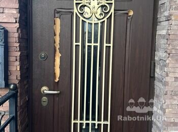 Монтаж МДФ накладок на двері