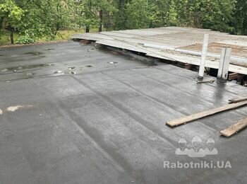Армопояс 100м, стіни газоблок 60м3, криша 130м2