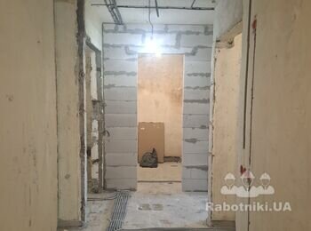 Штукатурні та малярні роботи в 3к квартирі