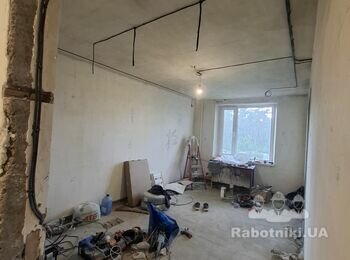 Штукатурні та малярні роботи в 3к квартирі