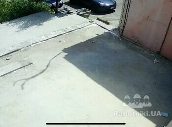 Залити стяжку на вхідній групі з вулиці 36 кв.м