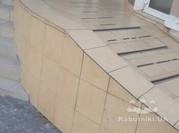Укладка плитки в одессе 28кв м