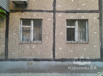 Наружное утепление стен панельного дома