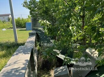 Поставить забор из блоков и профнастила