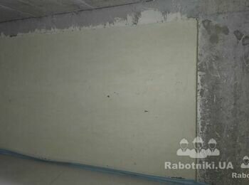 Підготовка стін під покрасу (стін після забудовника)
