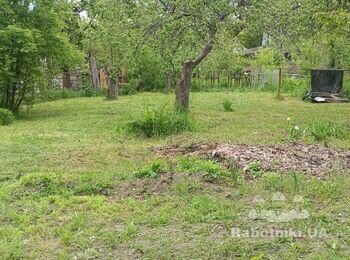 Участок 6 соток огородить по периметру з воротами.