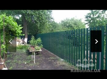 Монтаж Установка металевого паркану 42 кв. м.