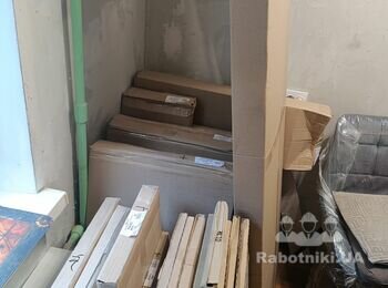 Збірка модульної прямої кухні 2,8 м фабричного виробництва