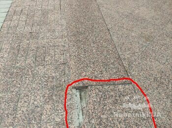 Ремонт фасада и входных ступенек здания.