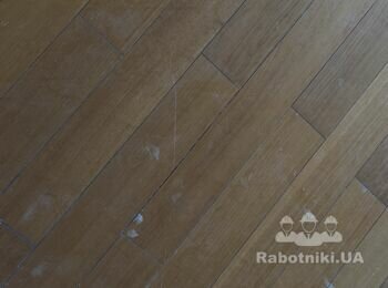 Шліфування паркетної дошки та покриття лаком