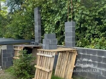 Забор із блоків