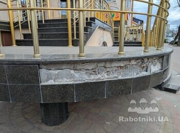 Ремонт гранітних сходів