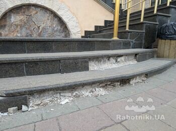 Ремонт гранітних сходів
