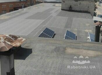 Заміна рулонної покрівлі на ПВХ-мембрану м. Калинівка
