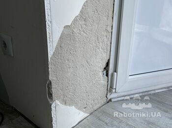 Штукатурні та Малярні роботи відкоси, фарбування стелі