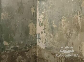 Штукатурка + укладка плитки