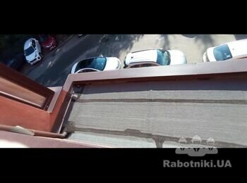 Ликвидация протечек козырька