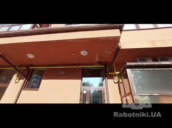 Ликвидация протечек козырька