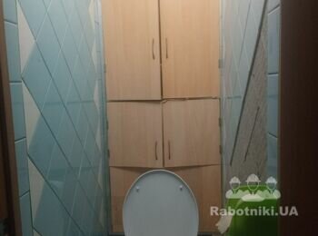 Ремонт ванної кімнати (1,5 х 1,4 м) та туалету в панельці 9 поверхів