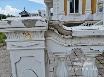 Реставрация лепнины на фасаде