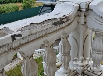 Реставрация лепнины на фасаде