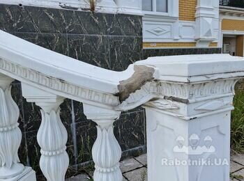 Реставрация лепнины на фасаде