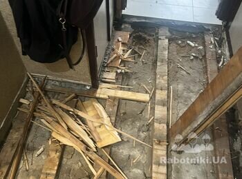 Стяжка (керамзит + пінопласт )