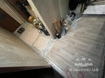 Стяжка (керамзит + пінопласт )