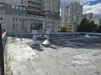 Реставрація плоскої покрівлі з улаштуванням ПВХ-мембрани 450 м2