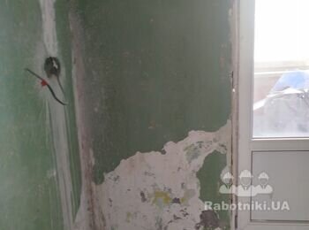 Демонтаж настінного покриття 17-18 кВ.м