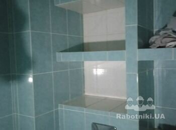 Демнтаж гипсокартона с плиткой