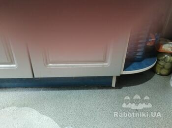 Замена линолеума на кухне 6 кв.м