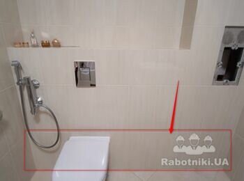 Демонтаж плитки для доступа к сантехнике, ремонт сантехники (протечка)