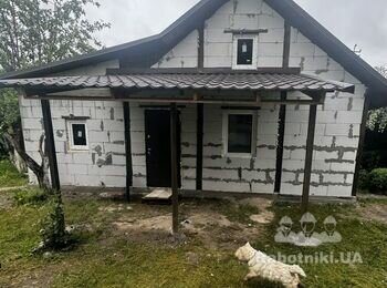 Утеплення фасаду дачного будинку в Дачному кооперативі біля Хлепчи