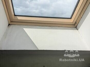 Утеплити та встановити гіпсокартонові укоси на 4 мансардні вікна