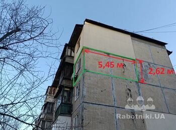 Утеплення фасаду 42 м2