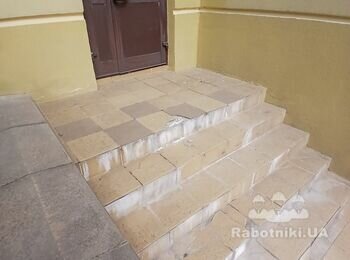 Облицювання плиткою зовнішніх сходів