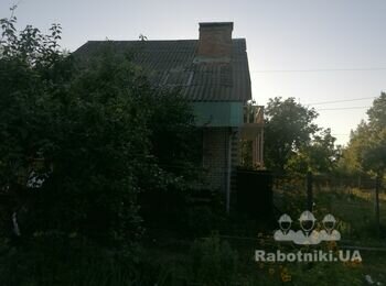 Ремонт цегляного димаря. Заміна даху частини ши