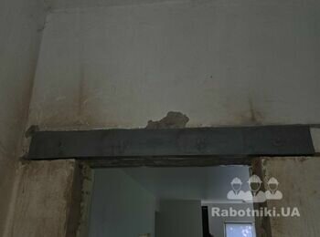 Оздоблення дверного отвору (штукатурні роботи)