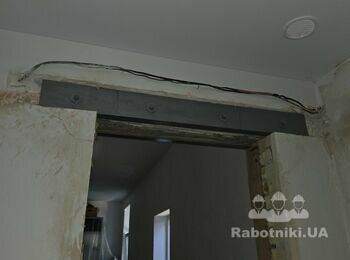 Оздоблення дверного отвору (штукатурні роботи)