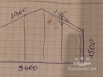 Обшить фронтон дома профнастилом