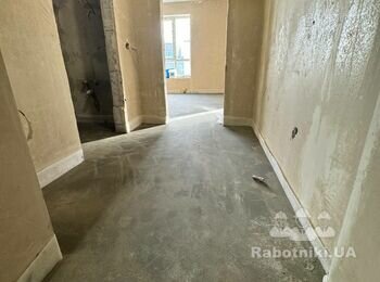 Демонтаж перегородки, зведення нової стіни, електрика та штукатурка