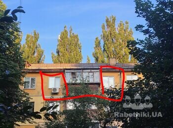 Утеплення фасаду 2 кімнатної квартири 5/5 поверху