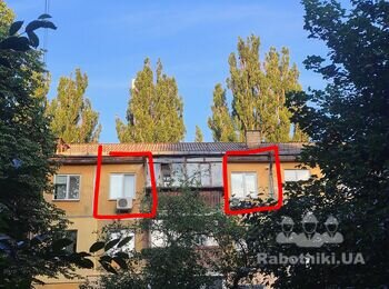 Утеплення фасаду 2 кімнатної квартири 5/5 поверху