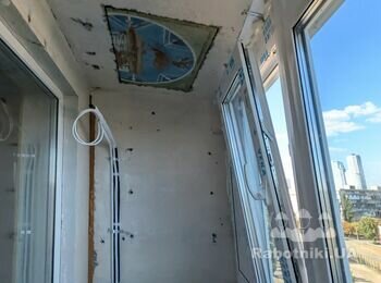 Внутрішнє оздоблення та ремонт двох балконів під ключ (після встановле