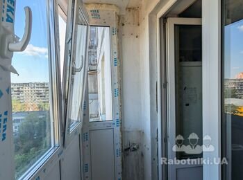 Внутрішнє оздоблення та ремонт двох балконів під ключ (після встановле